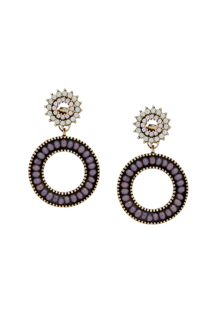 Gemstone Drop Earrings | OROSHE