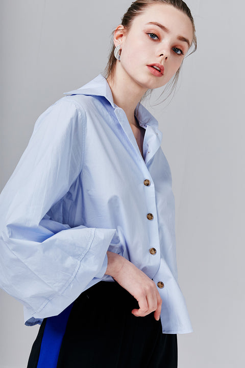 Amanda Balloon Sleeve Shirt | OROSHE