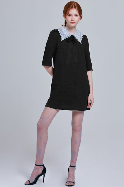 Briella Lace Collar Dress | OROSHE