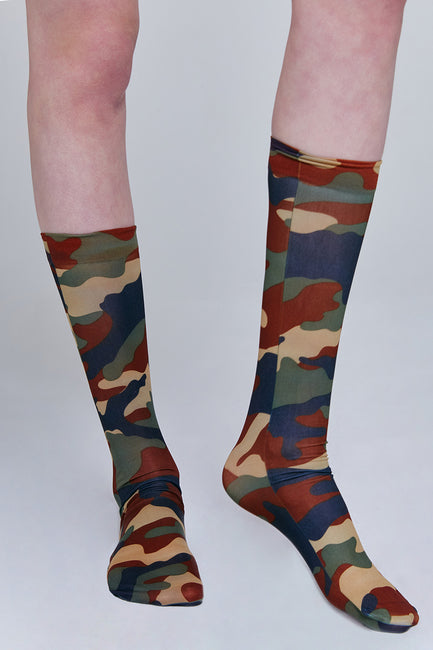 Camo Print Socks | OROSHE
