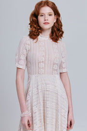 Charlee Sheer Lace Dress | OROSHE