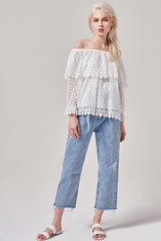 Crochet Off the Shoulder Top | OROSHE