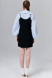 Elisha Asymmetric-hem Mini Dress | OROSHE