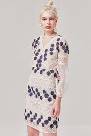 Embroidered Mini Dress | OROSHE