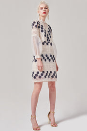 Embroidered Mini Dress | OROSHE