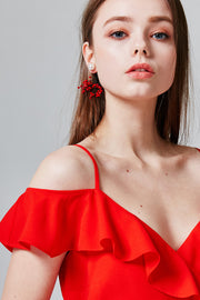 Unbalanced Cherry Earrings | OROSHE