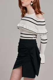 Evelyn Ruffle Mini Skirt | OROSHE