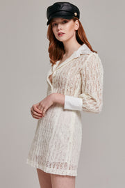 Odette Lace Blouse Dress | OROSHE