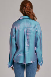 Jacqueline Iridescent Button-up Blouse | OROSHE