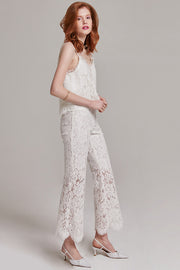 Gemma Lace Cropped Pants | OROSHE