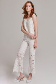 Gemma Lace Cropped Pants | OROSHE