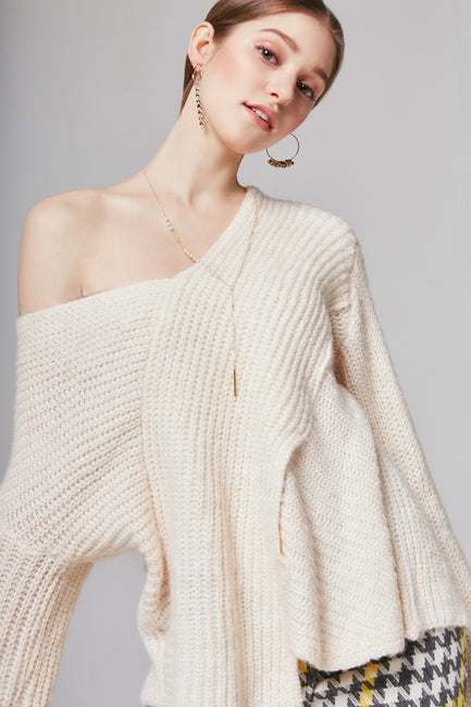 Nicki Oversized Knit Pullover | OROSHE