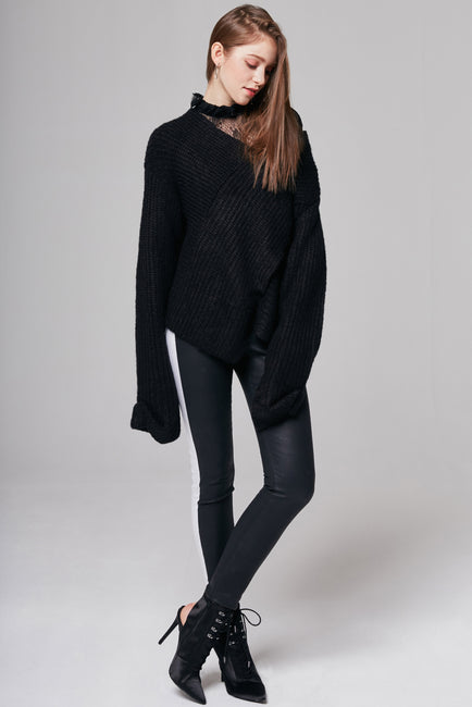 Nicki Oversized Knit Pullover | OROSHE