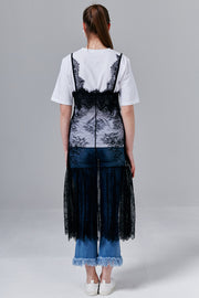 Kristen Sheer Lace Maxi Dress | OROSHE