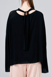 Leslie Tie-Back Oversized Top