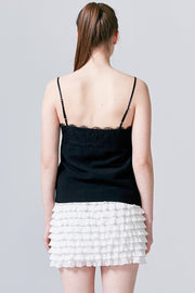 Liza Lace Overlay Camisole | OROSHE