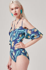 Palm Leaf One Piece Swimsuit | OROSHE