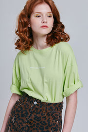 Patricia Chartreuse Tee | OROSHE