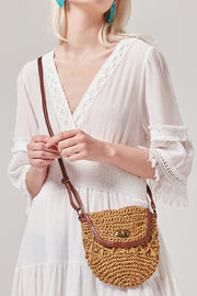 Raffia Crossbody Bag | OROSHE