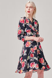 Tasha Rose Midi Dress | OROSHE