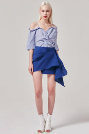 Wrap Flare Mini Skirt | OROSHE